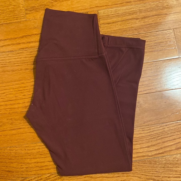 lululemon athletica Pants - Lululemon Align Leggings Crop 21 Maroon Size 6